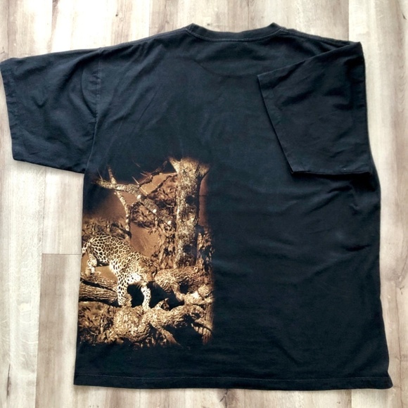 Rock Chang, Y2K, Rhinestone, Mens, Wild Cat, T Shirt, Double Sided Print, XXL - Picture 12 of 16